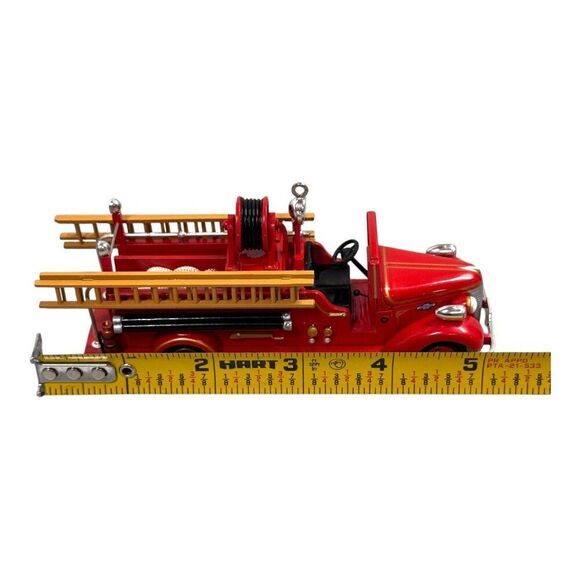 Vintage 2005 Hallmark Keepsake 1938 Chevrolet Fire Engine Ornament Magic Sound - Picture 5 of 11